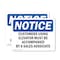 Signmission Customers Using Elevator Must Be Accompanied OSHA Notice Sign, Vinyl Decal, 10in W x 7in L, 2PK OS-2PACK-NS-D-710-L-10882 - alternate 1